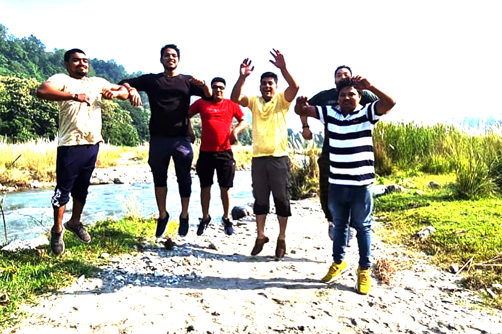 Friends outing in Jim Corbett