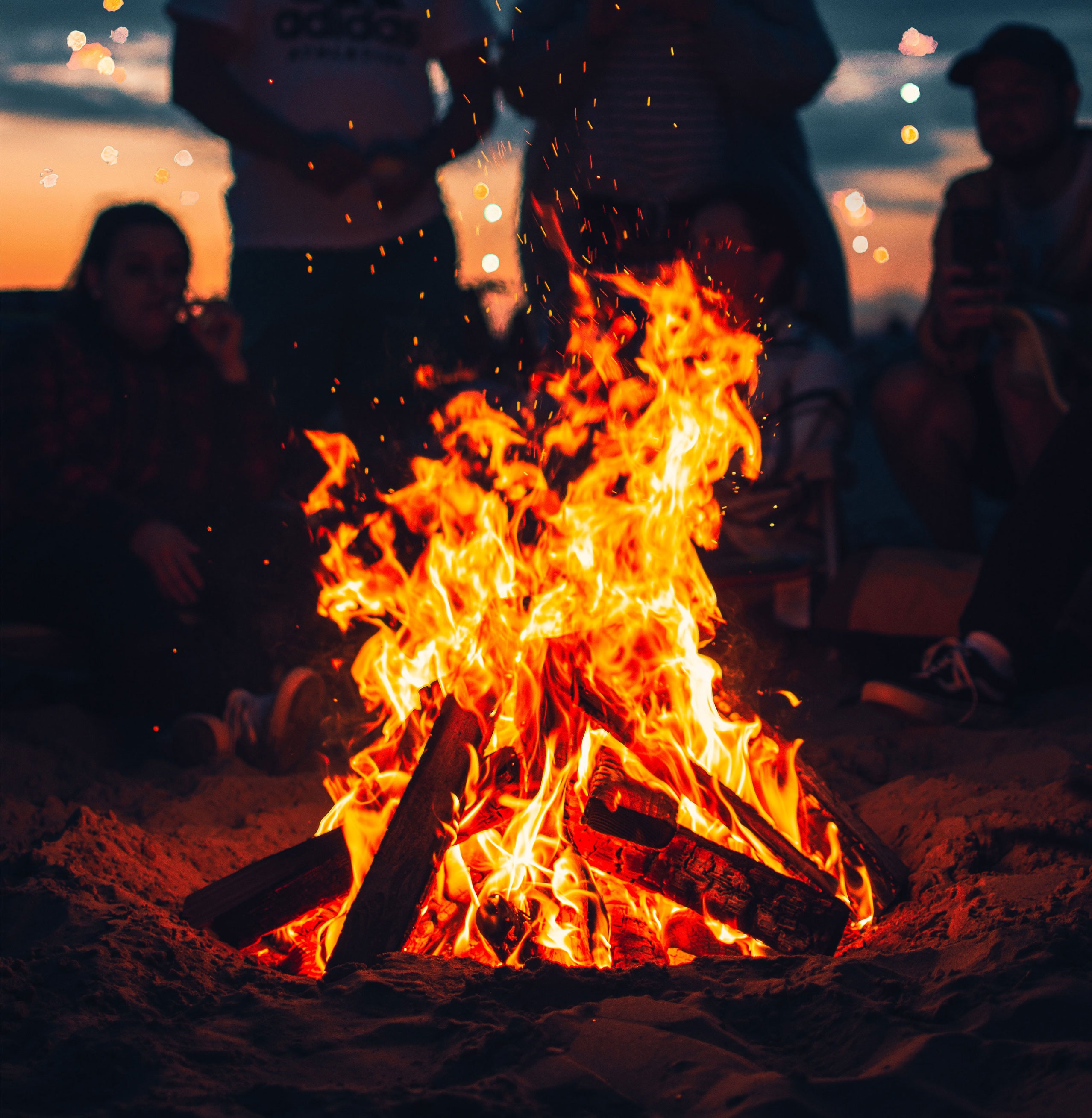 bonfire session on christmas night