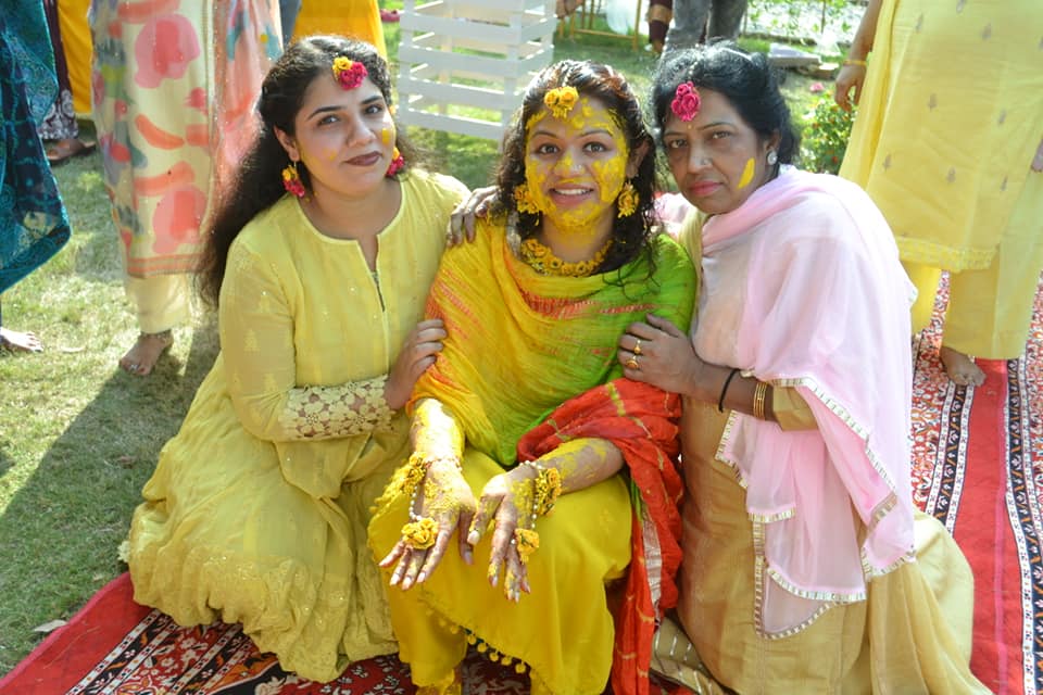 Outdoor Breathtaking Haldi Ceremony in Jim Corbett