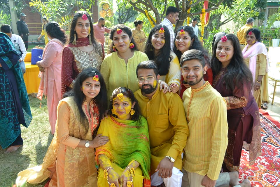 Outdoor Breathtaking Haldi Ceremony in Jim Corbett