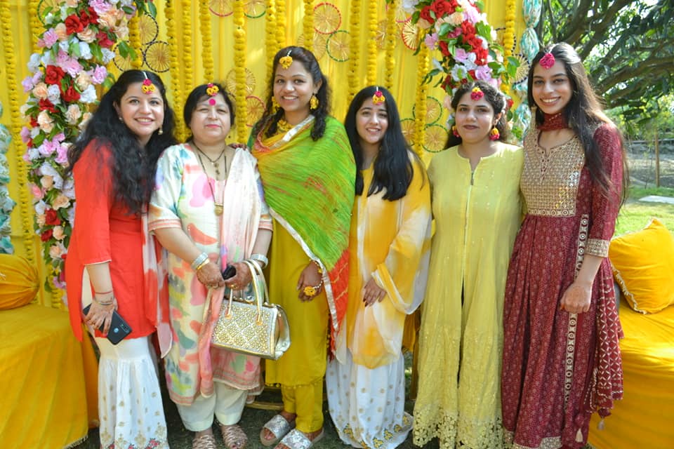 Outdoor Breathtaking Haldi Ceremony in Jim Corbett